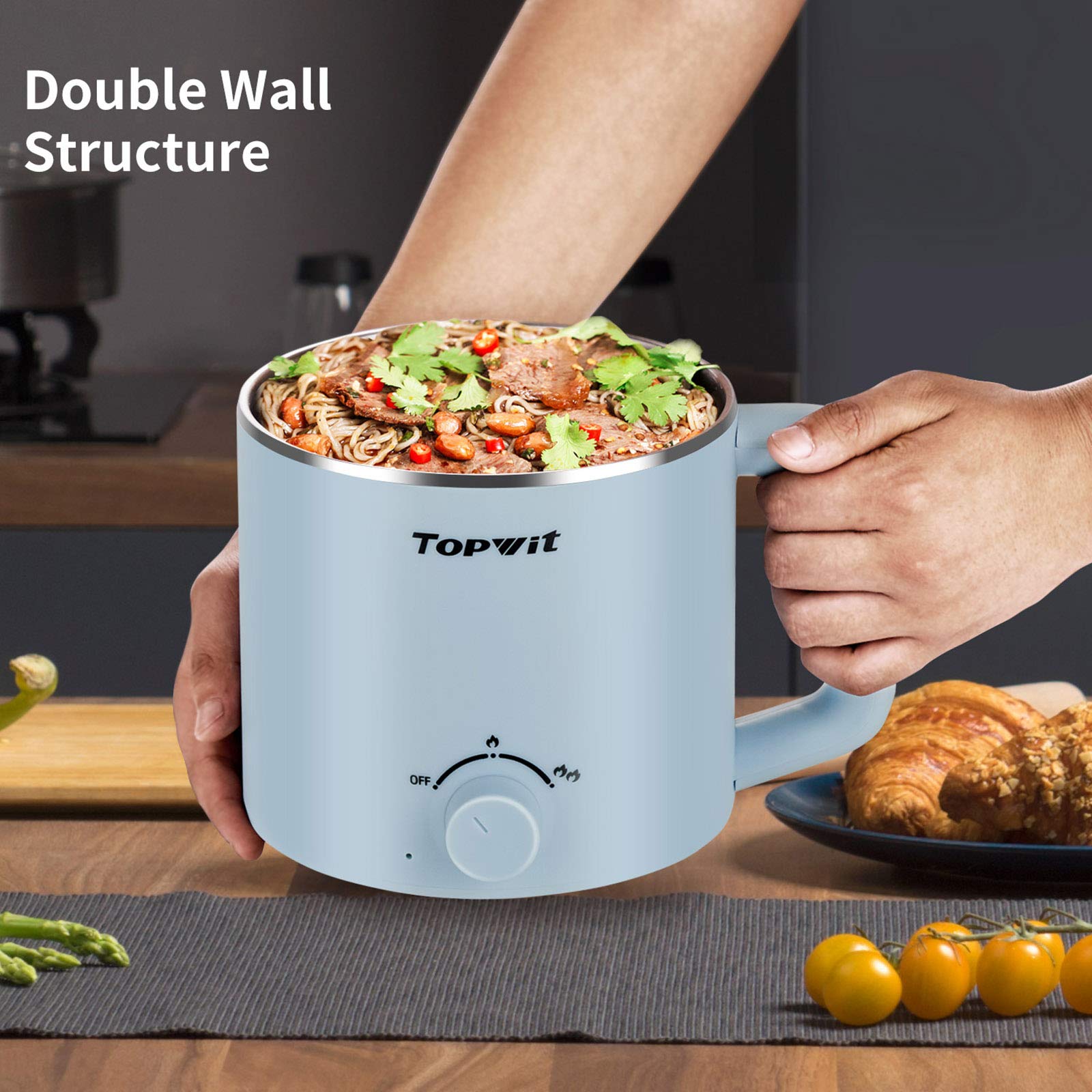 TopWit dual power setting allows simmer or fast boil