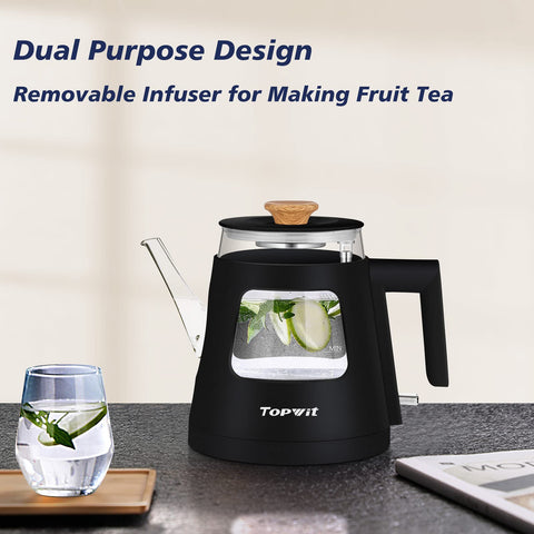 Topwit kettle made with BPA-free, food-grade materials for clean flavor.