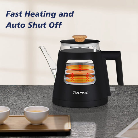 Topwit compact kettle ideal for dorms and small kitchens for everyday hot water.