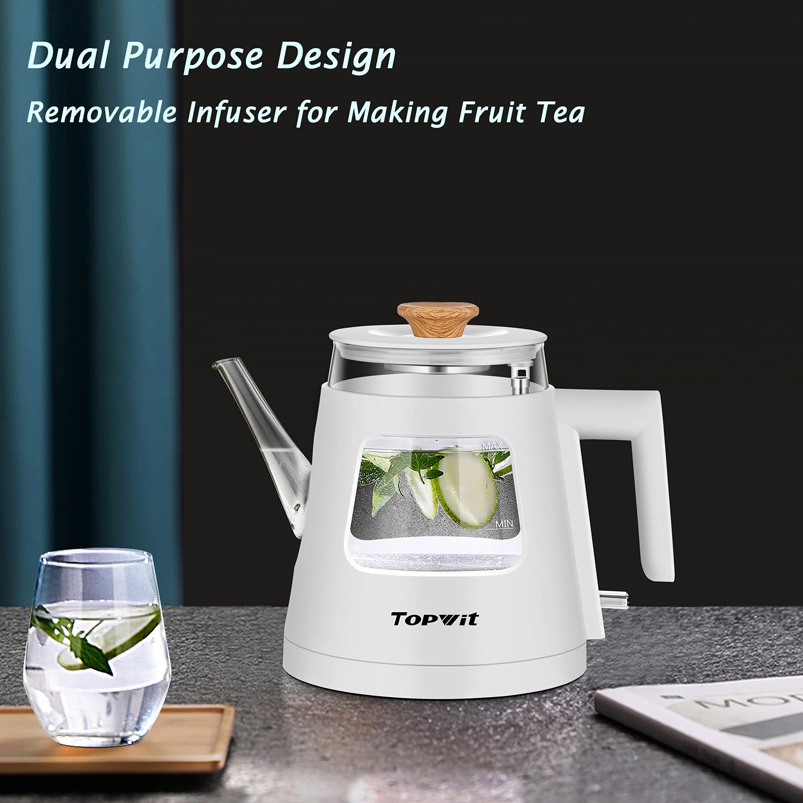 TopWit kettle uses food-grade materials for safe boiling