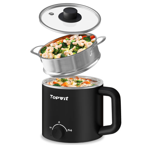 TopWit electric pot with dual power for quick soups and porridge at home