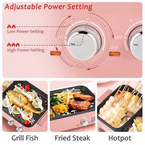 TopWit non-stick coating surface for easy food release and cleanup