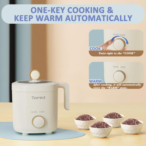 TopWit compact design fitting small kitchens and dorm rooms