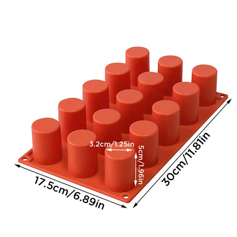 TOPYS easy-demold cylindrical mold ensuring clean release every time.