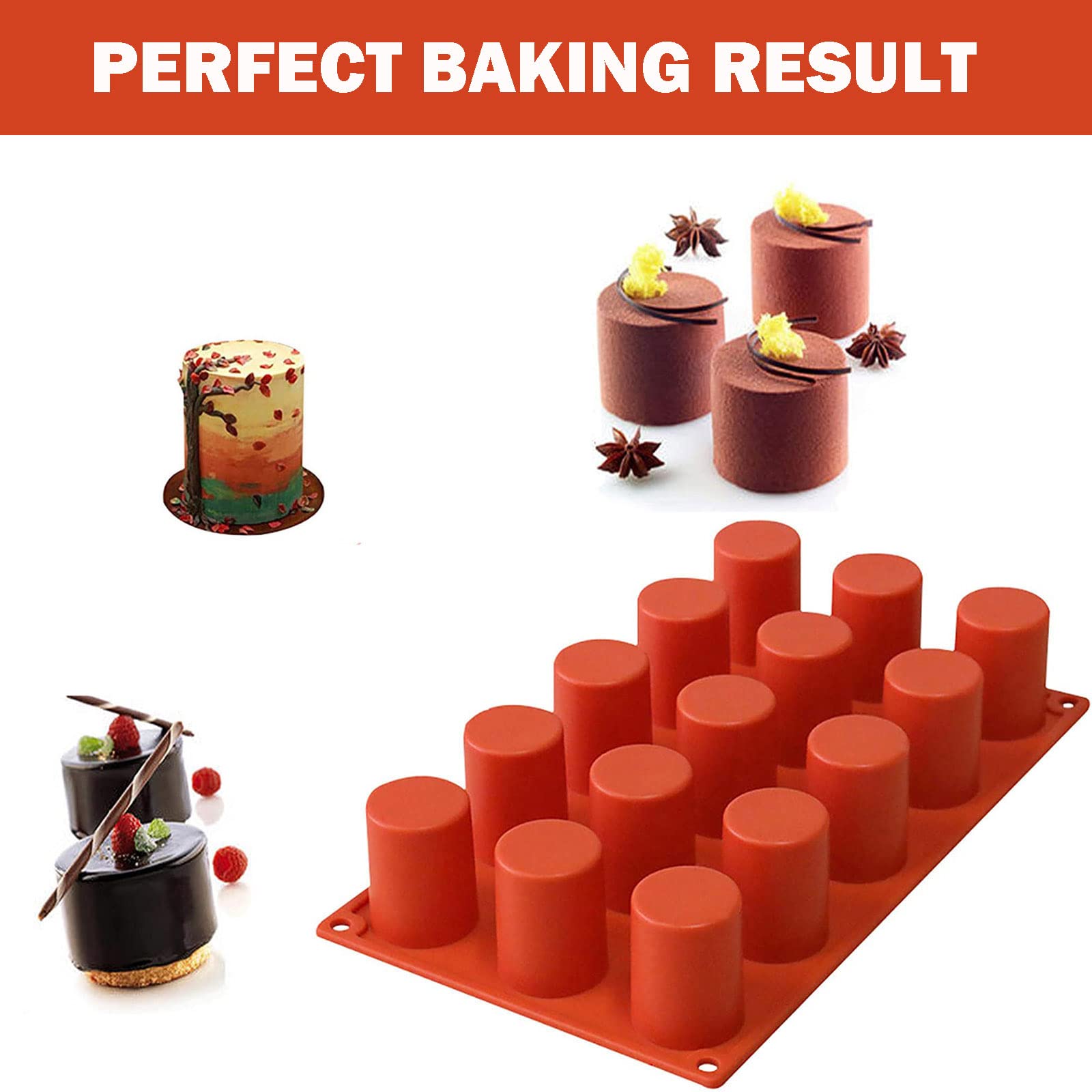 TOPYS silicone mold is soft, nonstick, and easy to demold.
