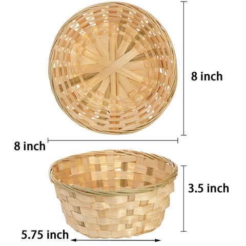 TOPZEA bread roll basket 8in; keeps rolls accessible and fresh at mealtimes