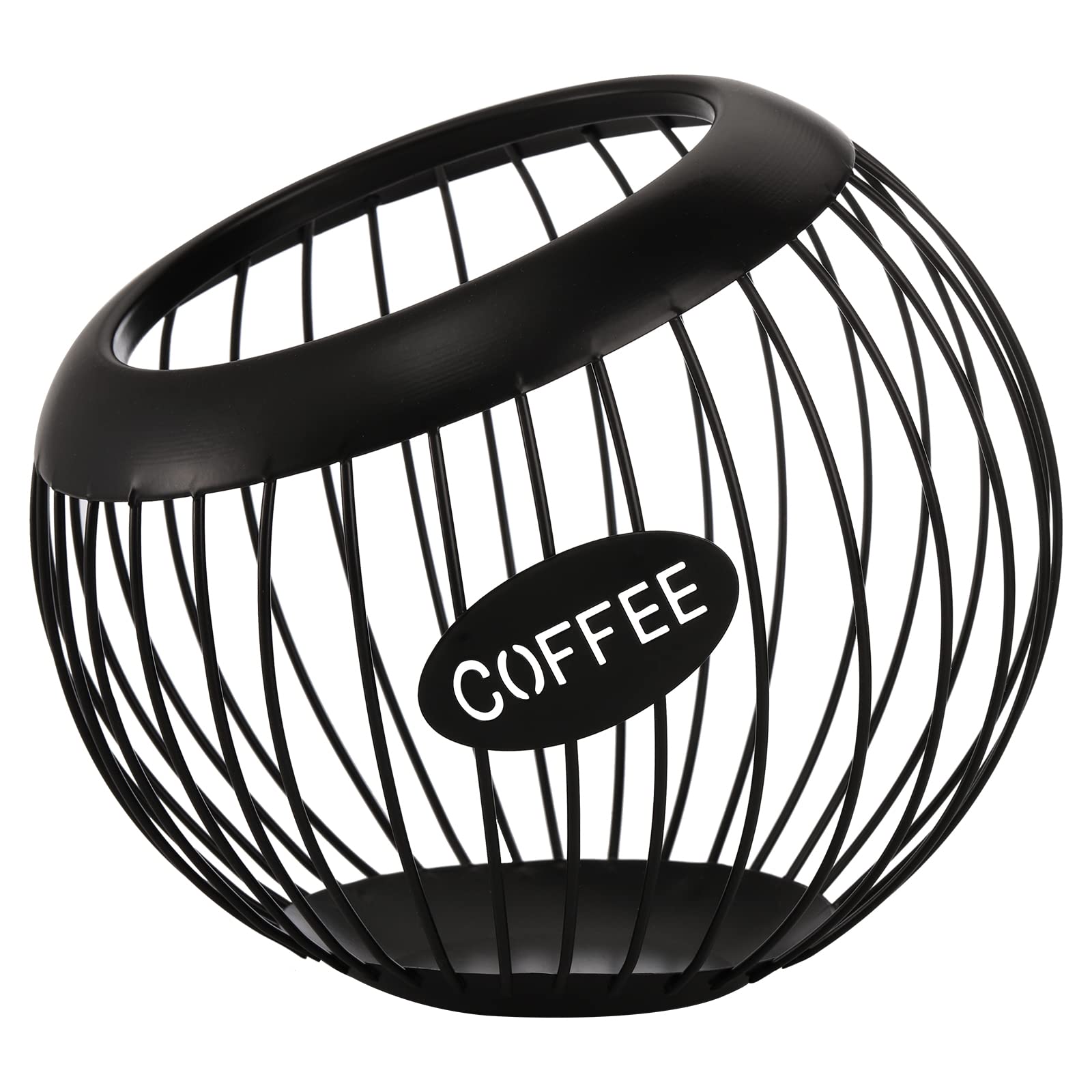 TOPZEA coffee pod holder front view shows large capacity for many pods.