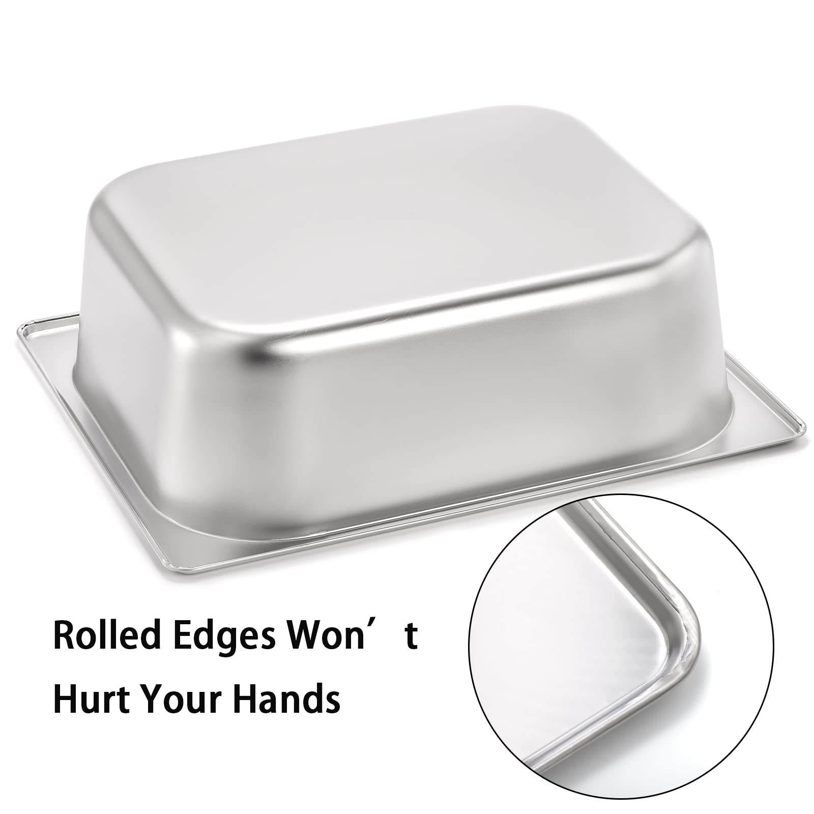 TOPZEA nesting pans save space when stored