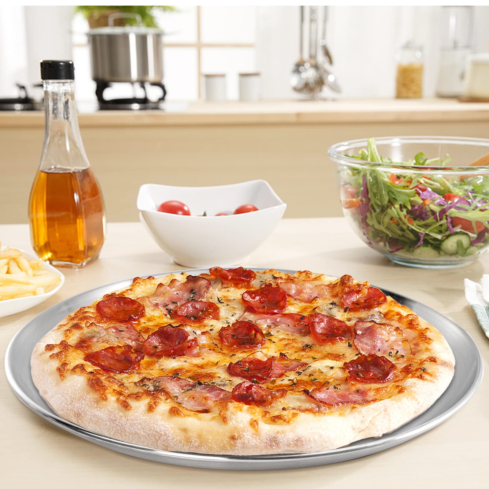 TOPZEA oven-safe pan ideal for reheating leftovers.