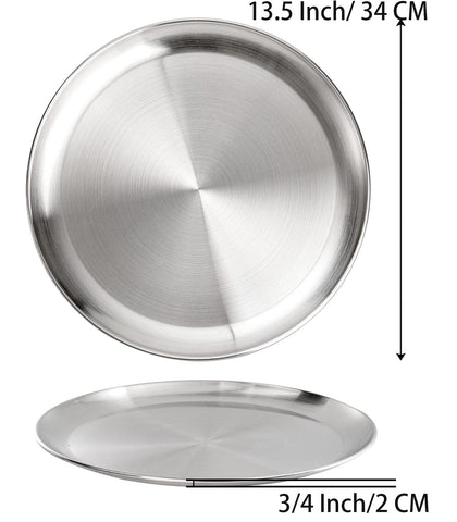 TOPZEA pizza pan used as serving platter for meals and snacks.