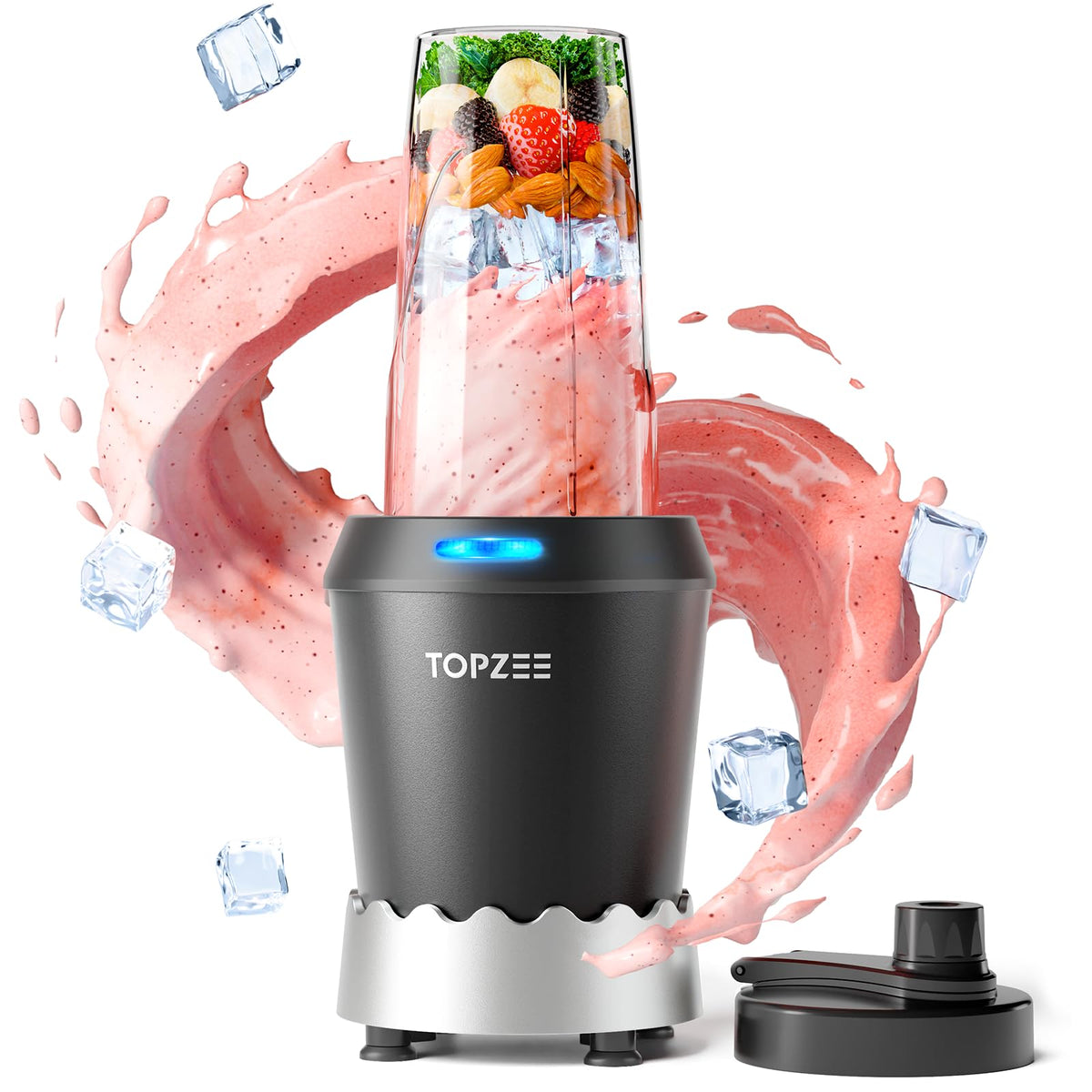 TOPZEE Personal Smoothie Blender compact-design unit for quick, delicious smoothies at home.