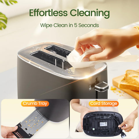 Topzee chic compact design fits small kitchens and crowded countertops.