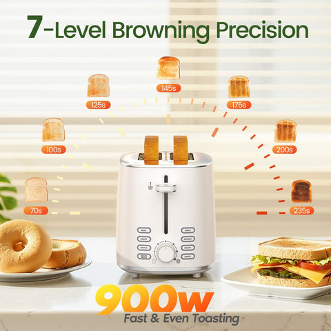 Topzee toaster crumb tray removed for easy cleaning.