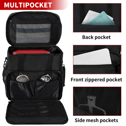 TORIBIO bag shoulder strap allows comfortable carrying during transport.