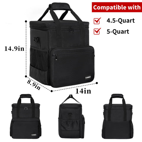 TORIBIO bag side pockets keep accessories organized on the go.