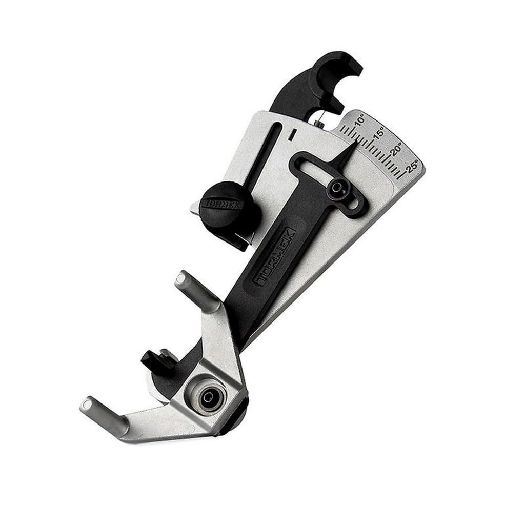Tormek KS-123 angle dial shows precise knife sharpening angle
