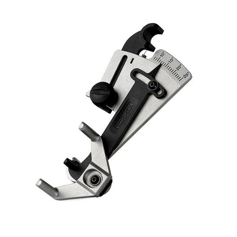 Tormek KS-123 angle dial shows precise knife sharpening angle