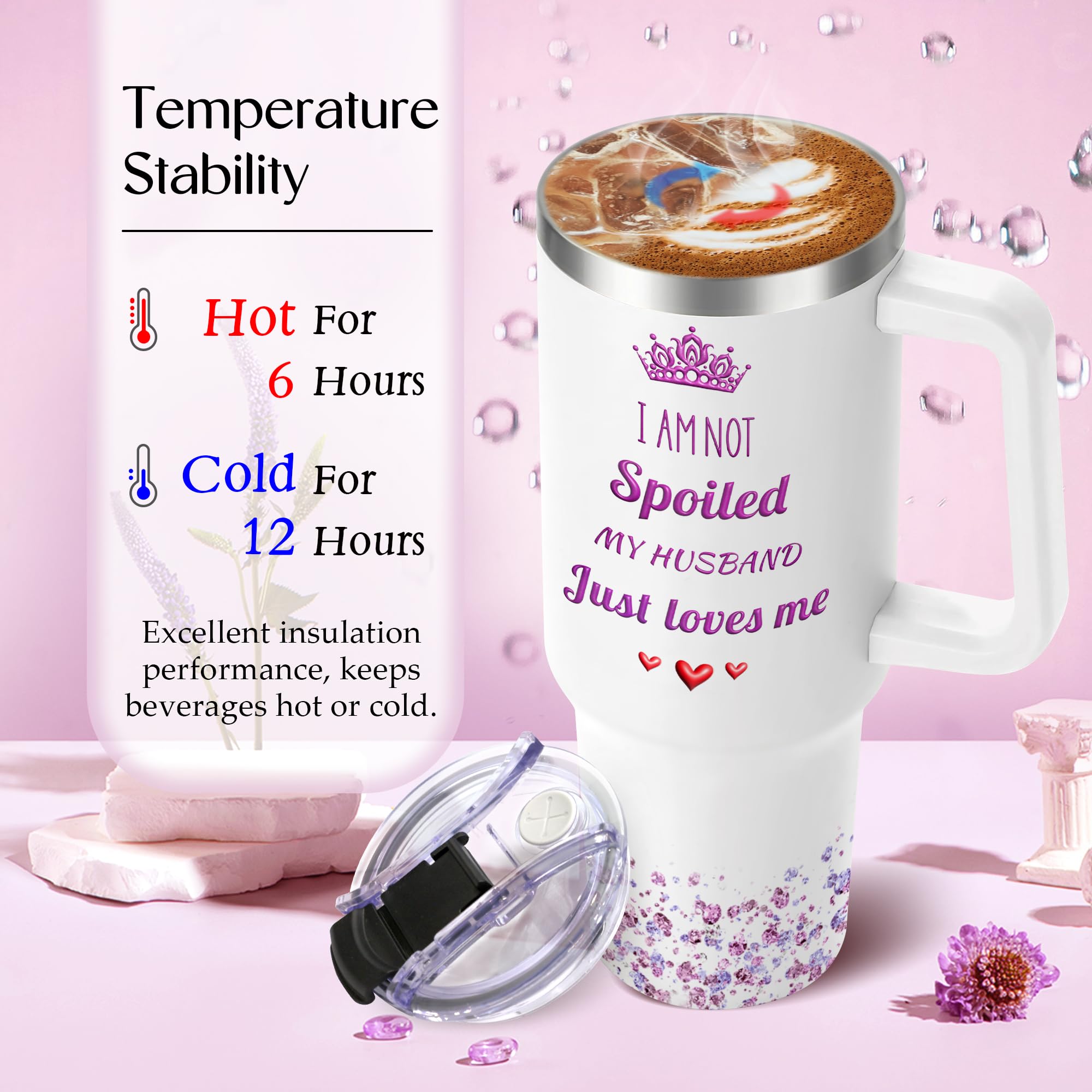 Toroly 40 Oz Tumbler used outdoors during hiking or picnics.