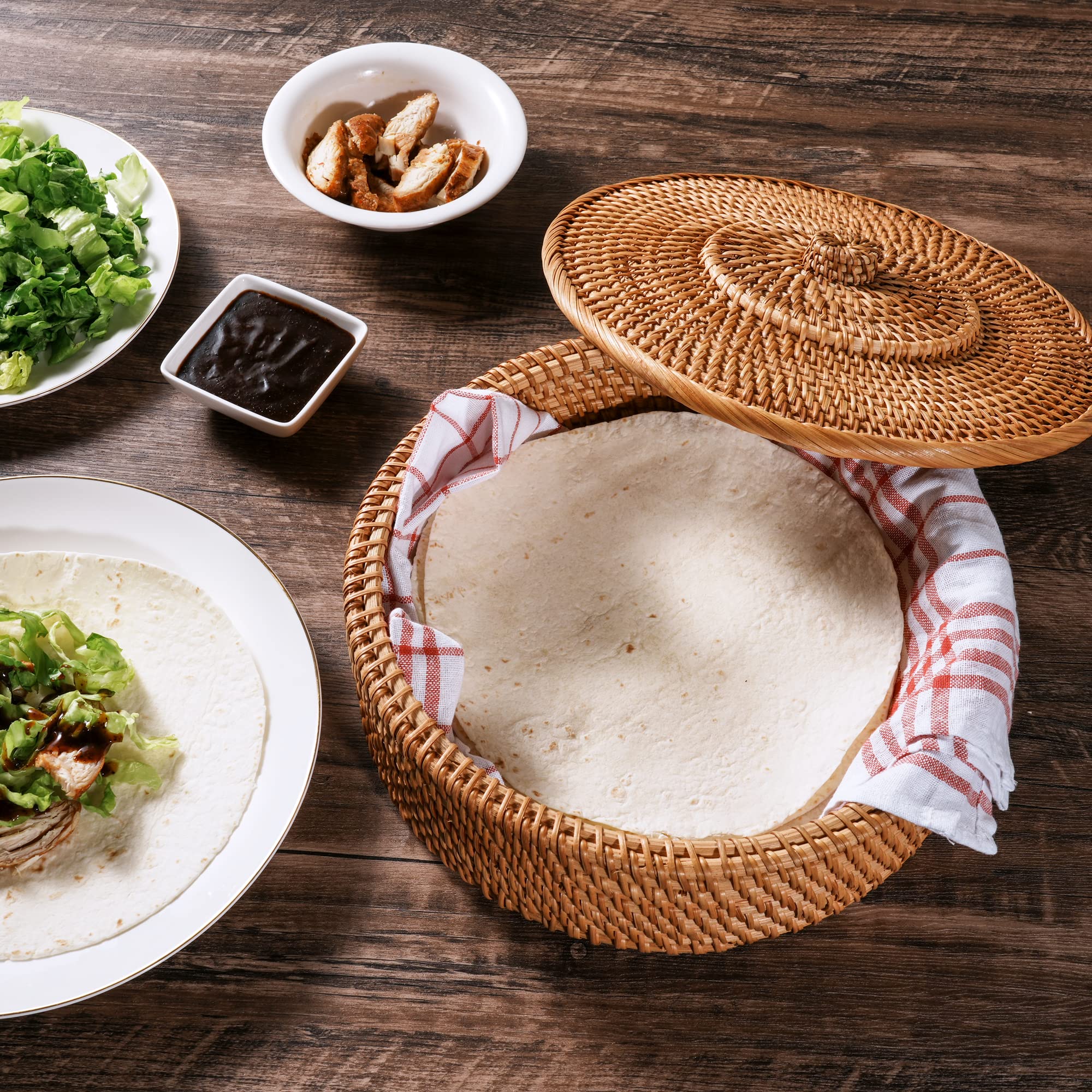 Tortillada cotton towel 100% cotton helps dry and keep tortillas soft