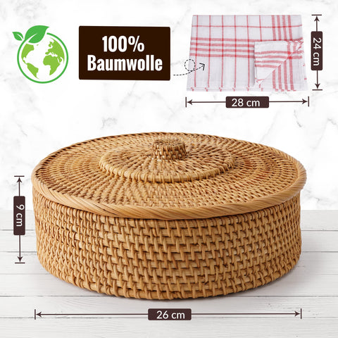 Tortillada rattan construction highlights traditional design for a cozy table setting
