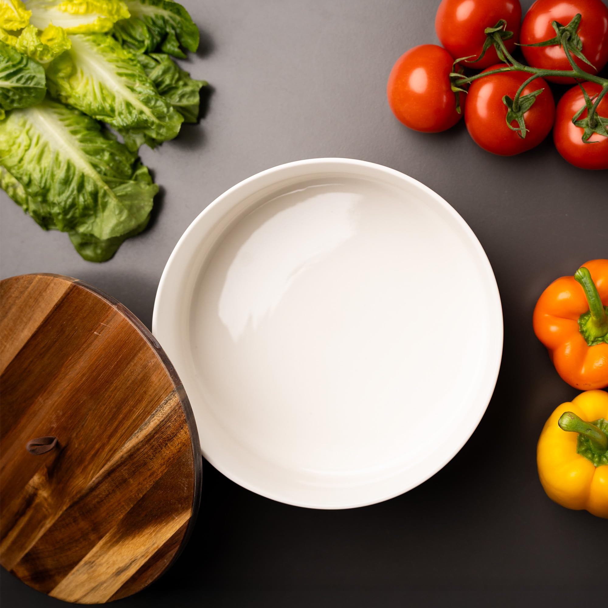 Tortillada warm ceramic dish with lid ideal for breads and tortillas