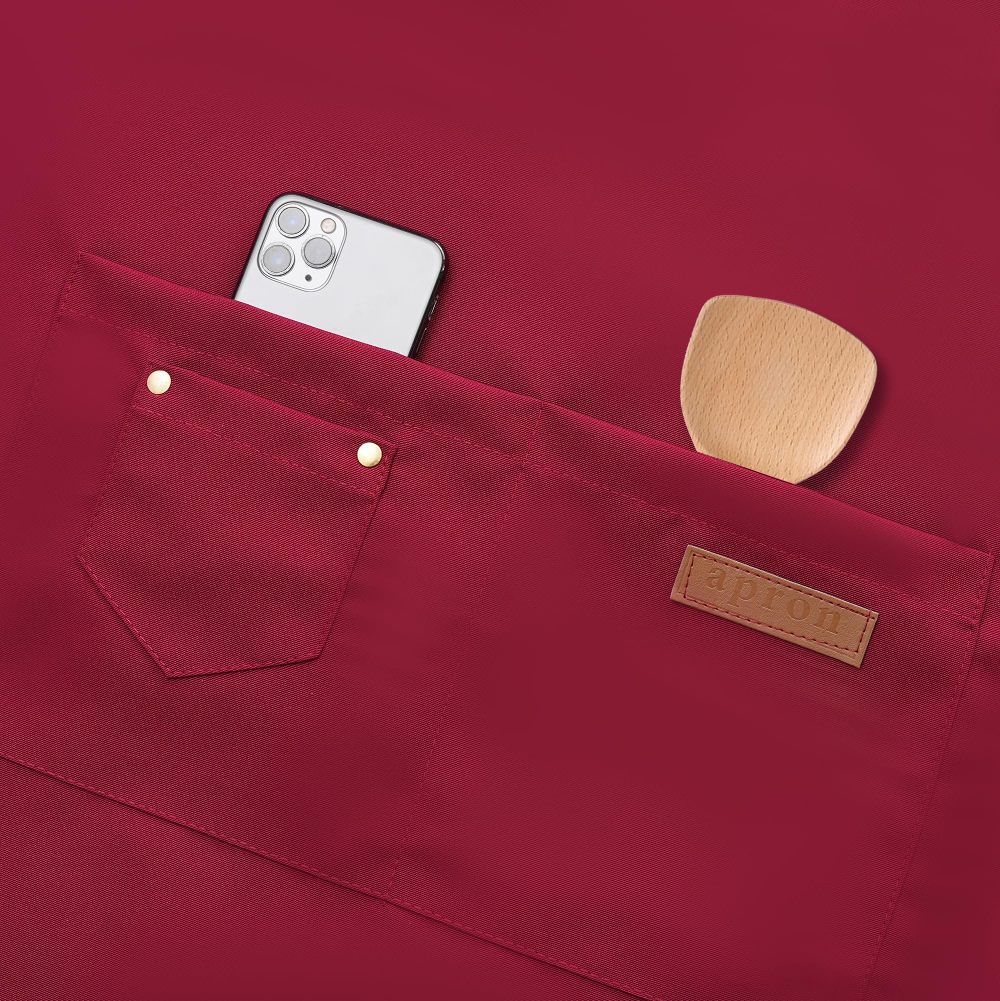 Tosewever art apron: adjustable neck strap for a comfortable fit.