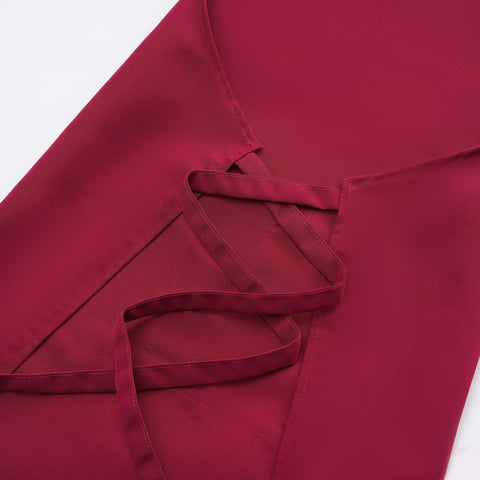 Tosewever art apron showing long ties for versatile tying options.