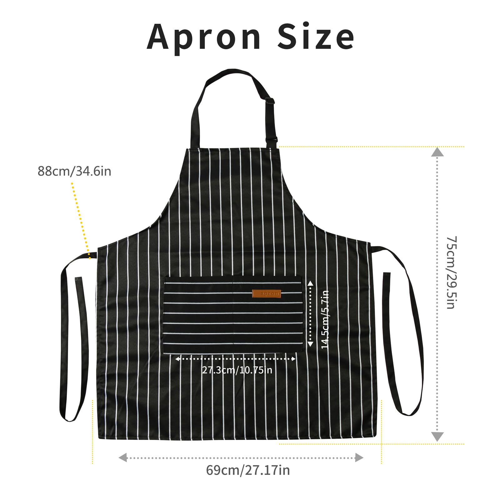 Tosewever versatile-use apron suitable for cooking, serving, or DIY.