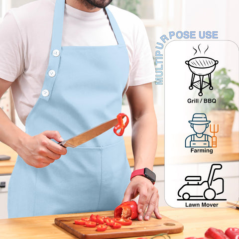 TOSHE adjustable neck strap apron provides comfortable, customizable fit