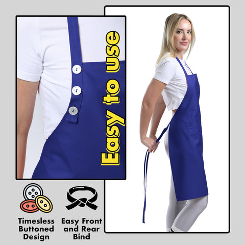 TOSHE durable, machine washable apron for busy kitchens.