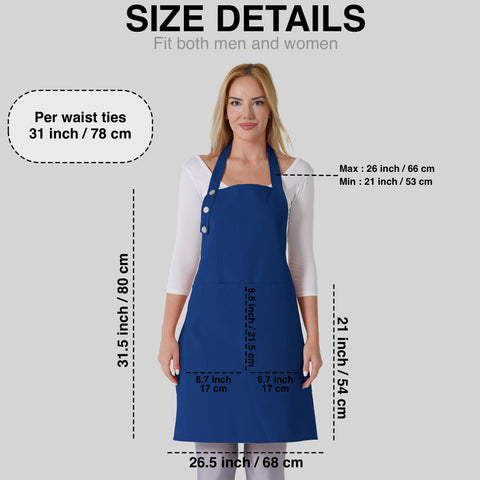TOSHE apron fabric is stain resistant for easy cleanup.