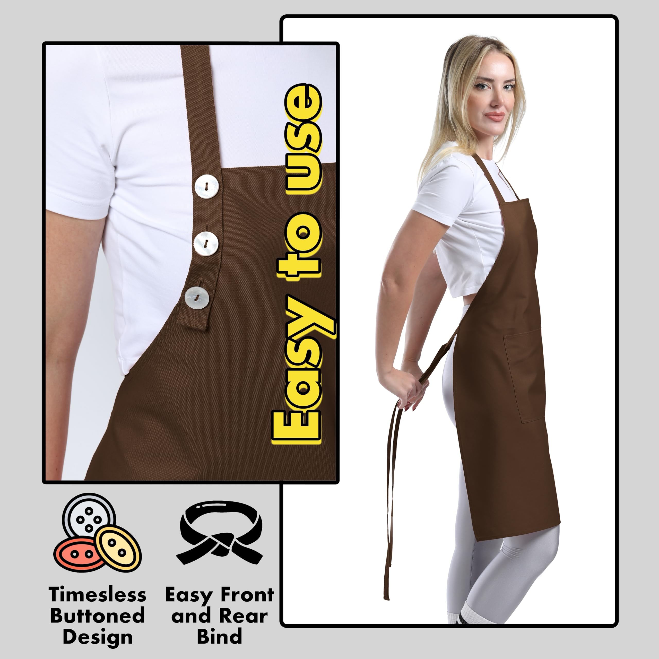 USA-based TOSHE quality and care shine in this versatile apron.