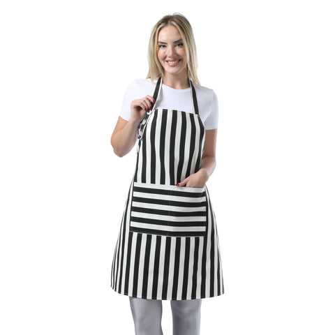 TOSHEX kitchen apron with waterdrop resistance for clean cooking