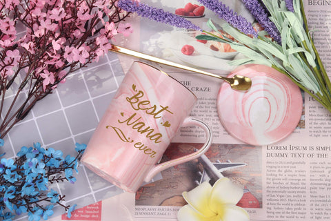 Toshiy Best Nana Ever mug with gift box ready for Nana's birthday or Mother's Day.