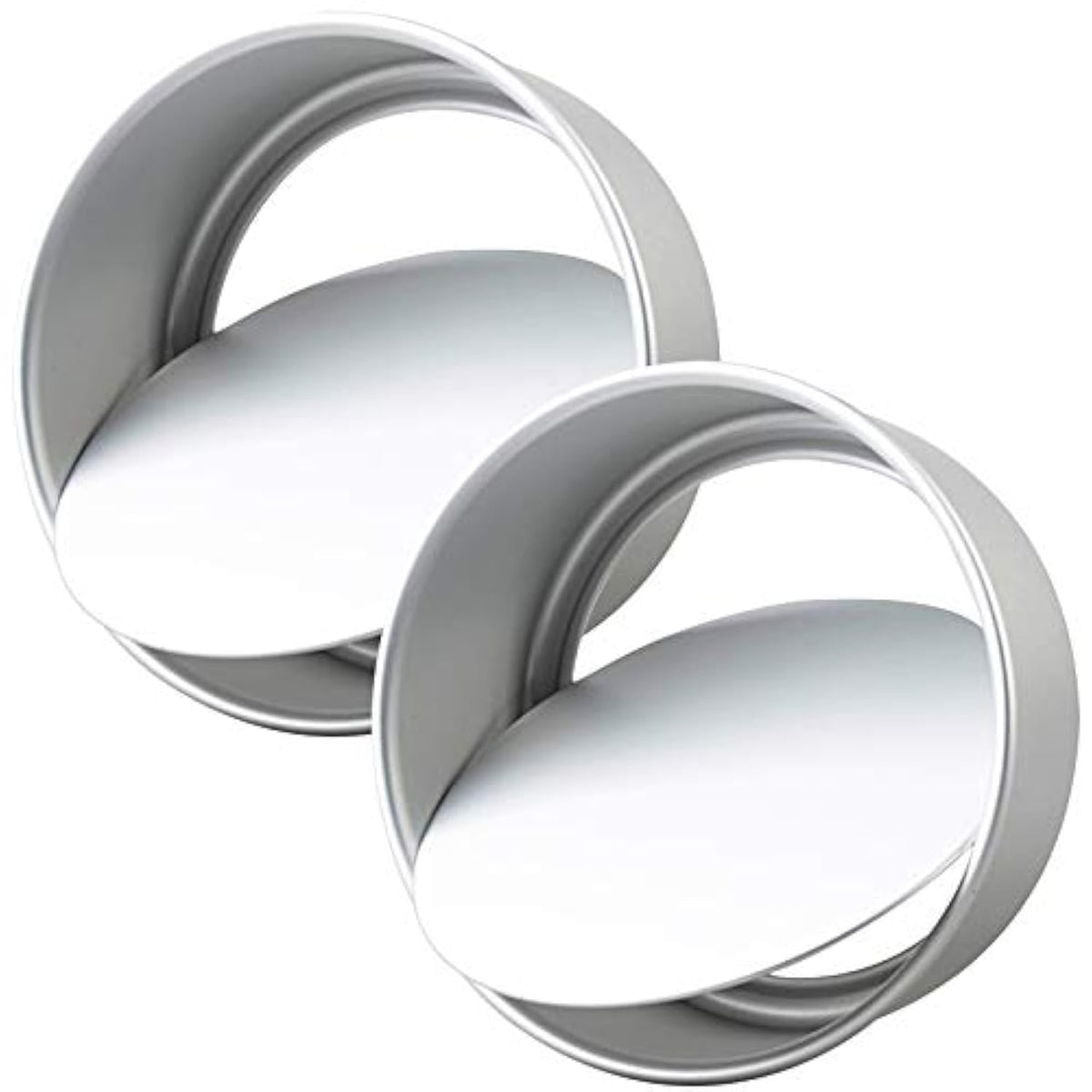 Tosnail 2-pack round cake pan with removable bottom for easy release