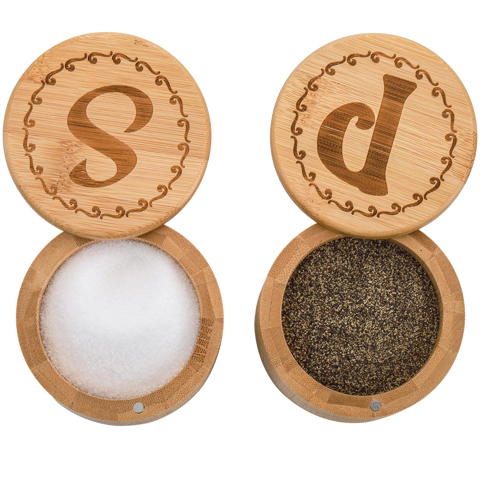 Tosnail bamboo spoons included for precise scooping.