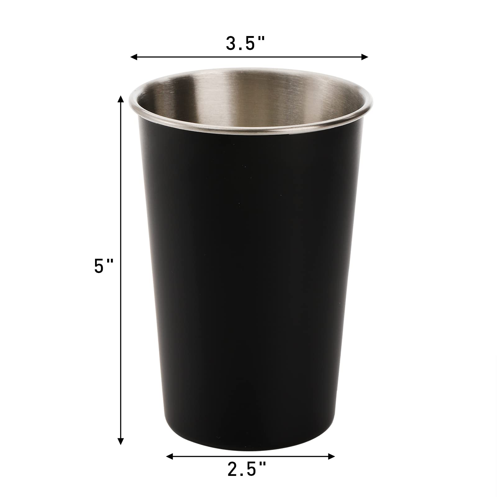 Tosnail stainless steel cups are dishwasher safe and easy to clean after meals.
