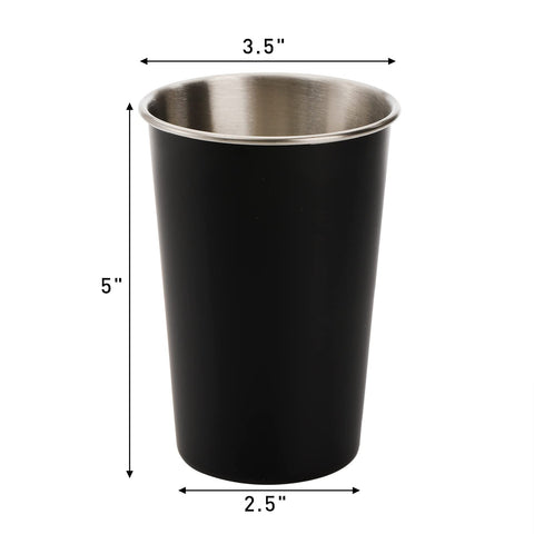 Tosnail stainless steel cups are dishwasher safe and easy to clean after meals.