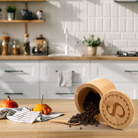 Tosnail kitchen wooden box enhances organization and rustic decor.