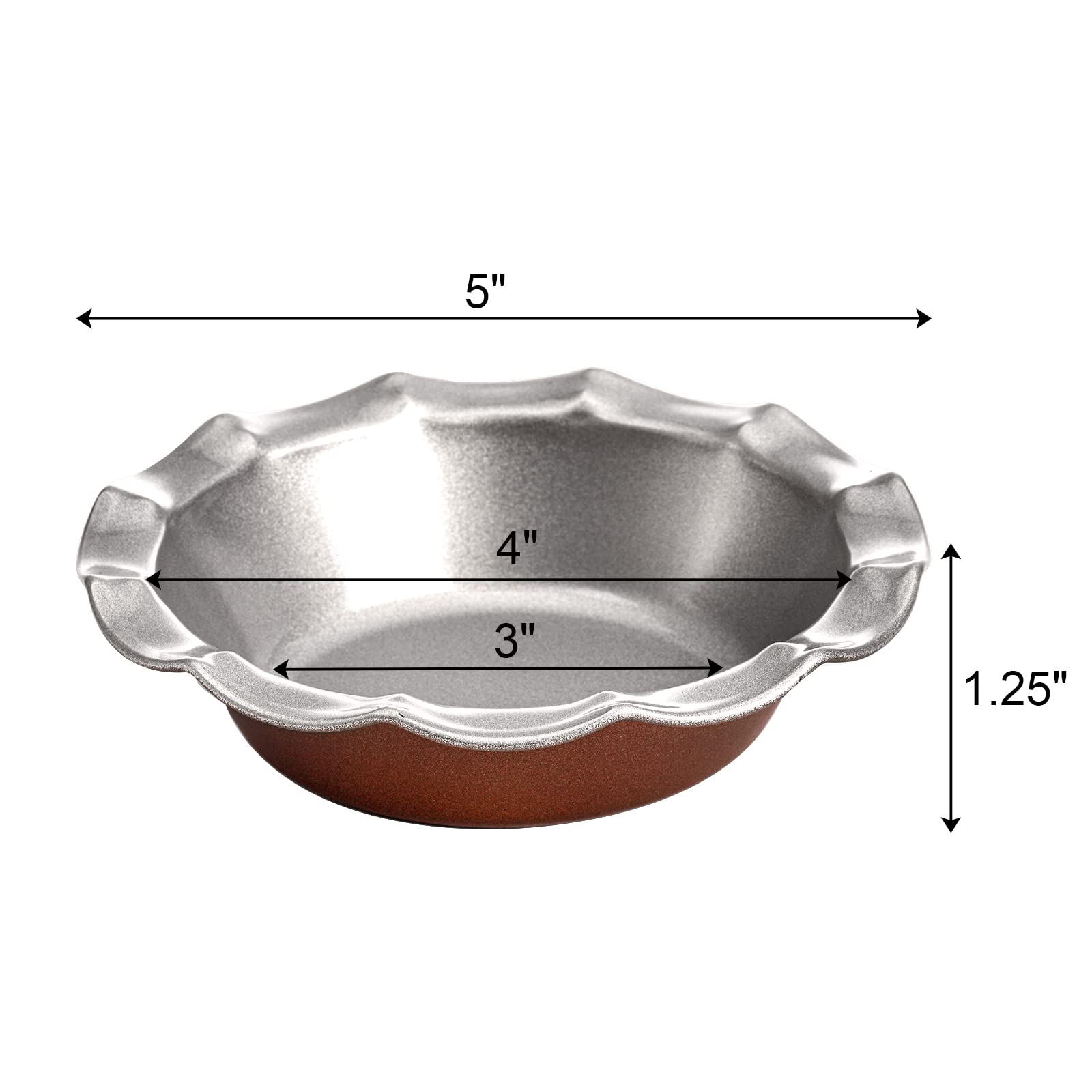 Tosnail mini tart pans with decorative fluted edges for crisp crusts