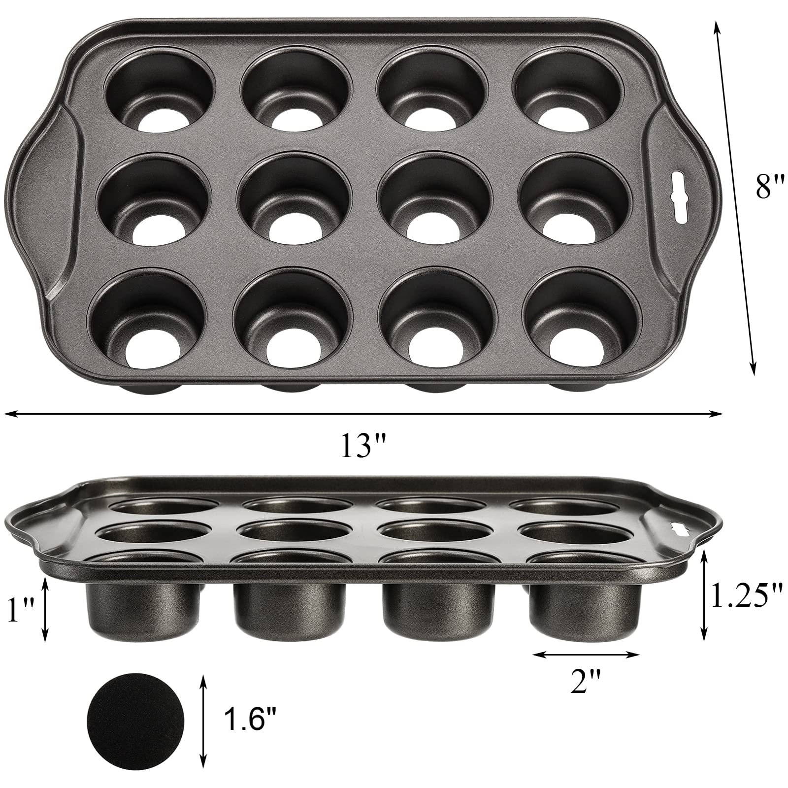 Tosnail mini cheesecake pan with pop-up bottom discs for clean unmolding.