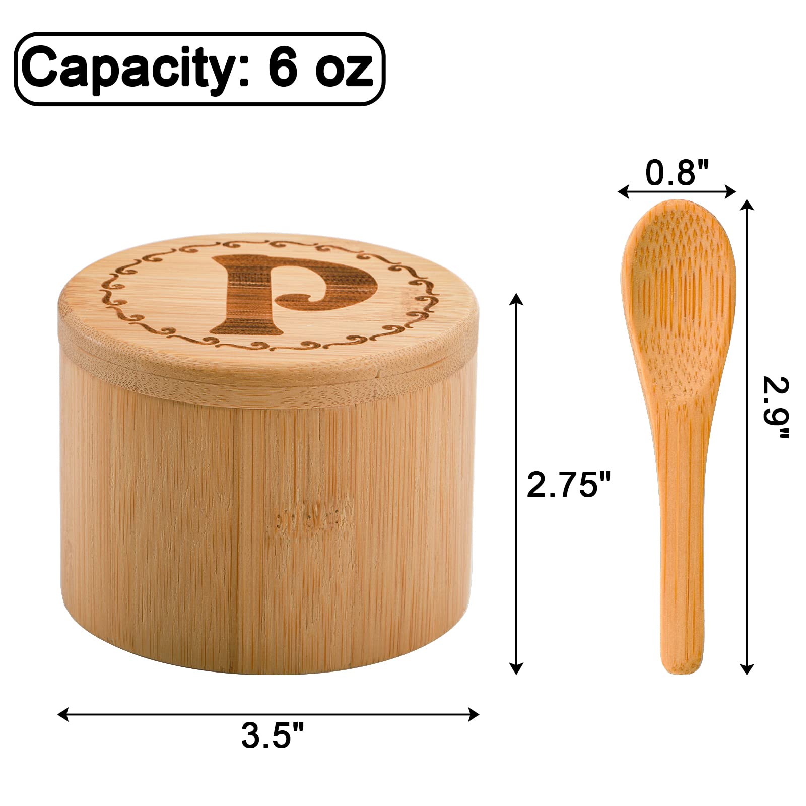 Tosnail swivel lid with magnet lock enables quick one-handed spice access.