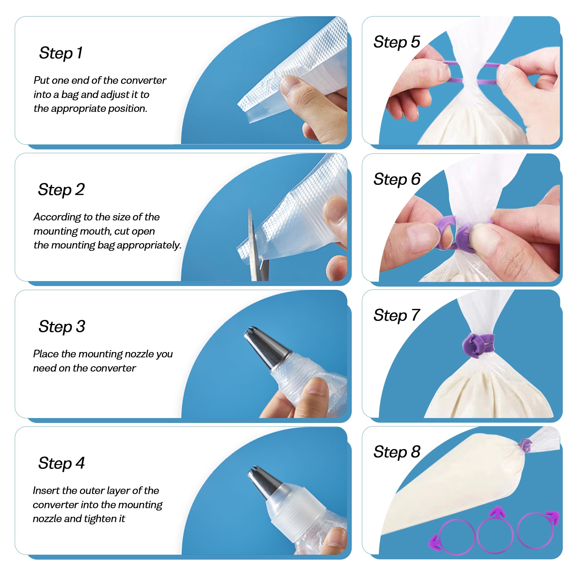 TOSPARTY icing bottles simplify controlled dispensing for precise decorations