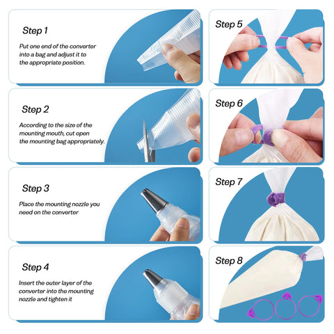 TOSPARTY icing bottles simplify controlled dispensing for precise decorations