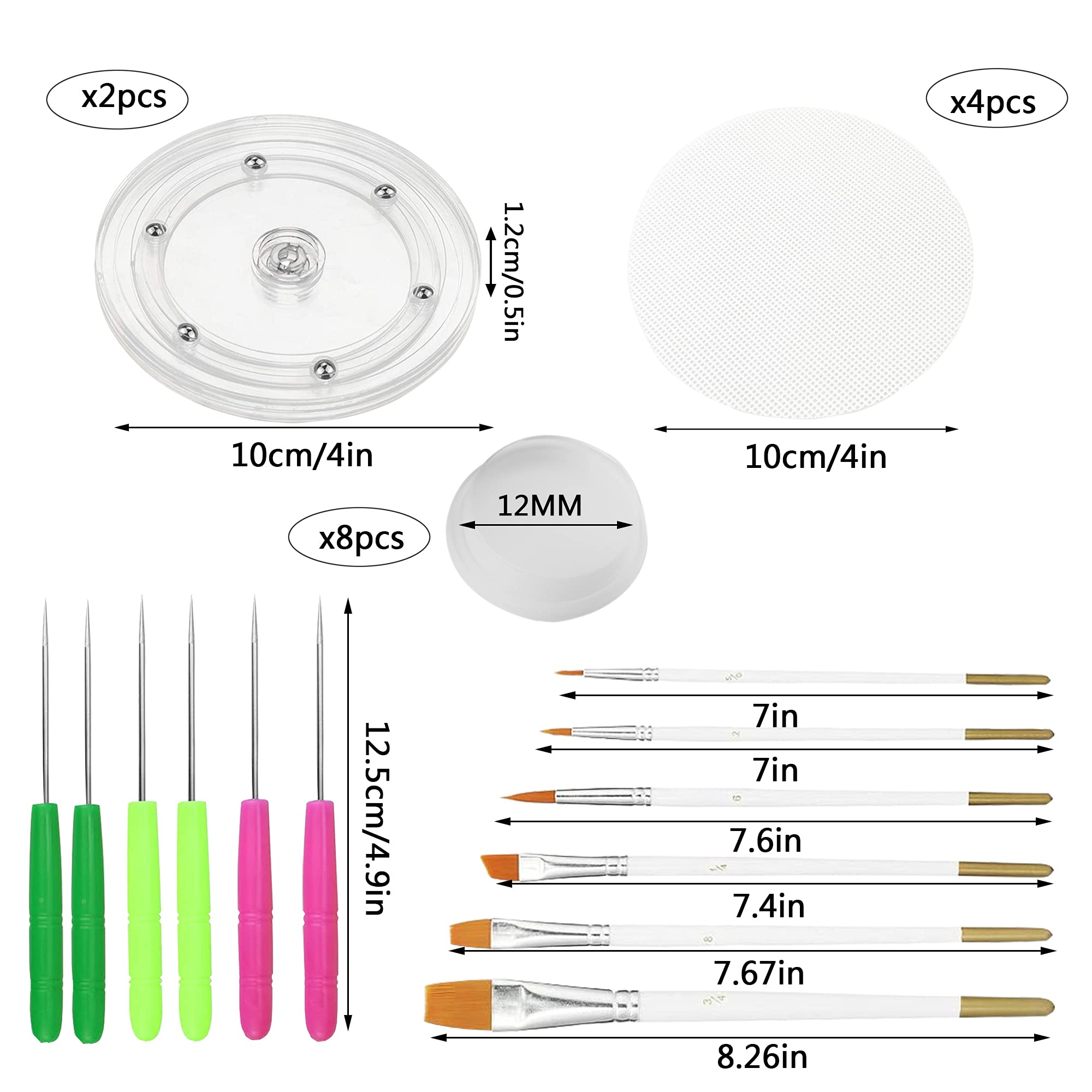 TOSPARTY scribe needle set 6 precision tools for fine lines and detailing
