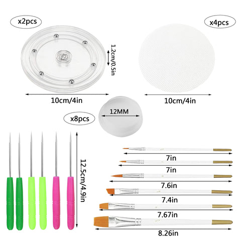 TOSPARTY scribe needle set 6 precision tools for fine lines and detailing