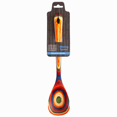 Baltique collection spoon highlighting durable layered wood for everyday meals.