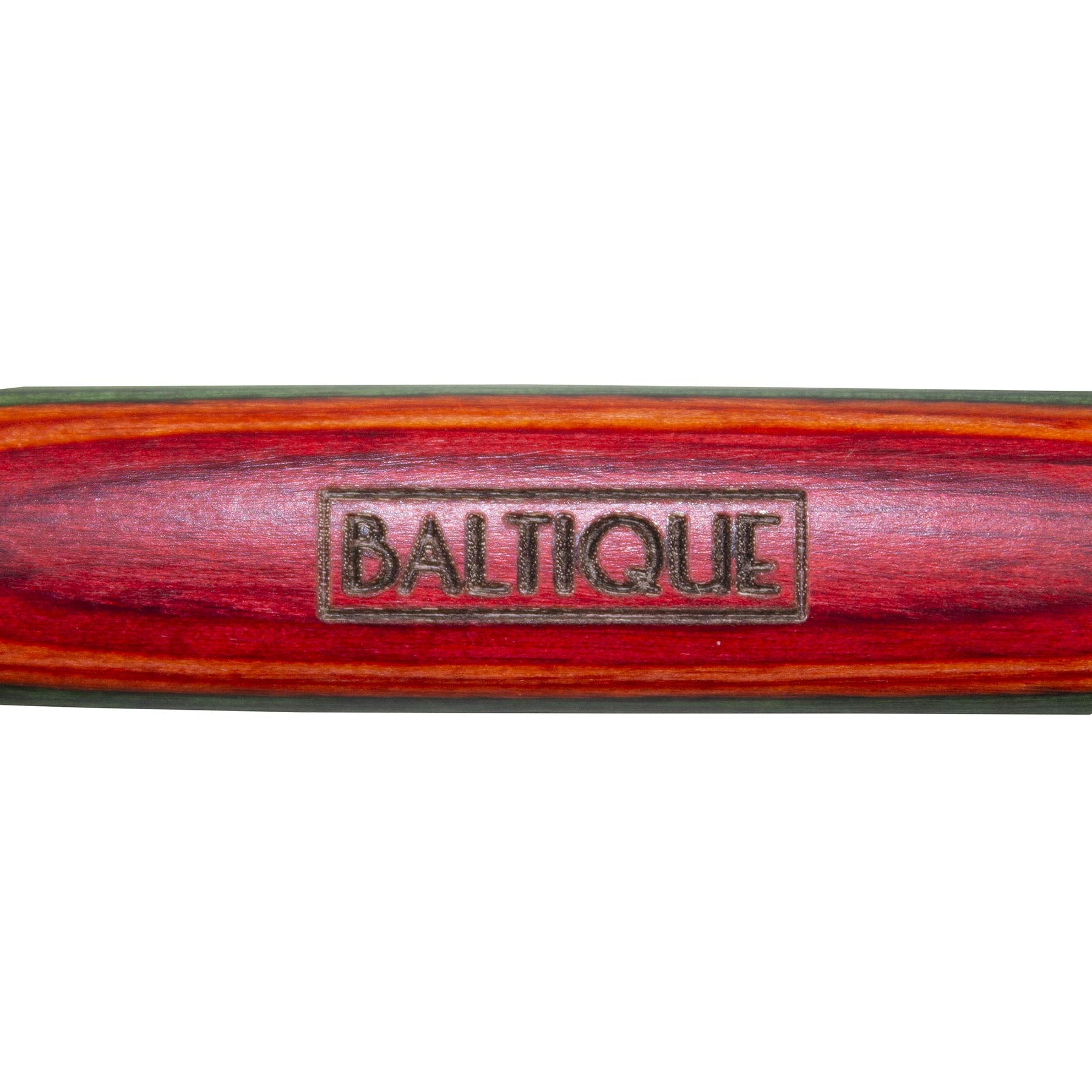 Colorful layered spoon adds a stylish touch to baking prep.