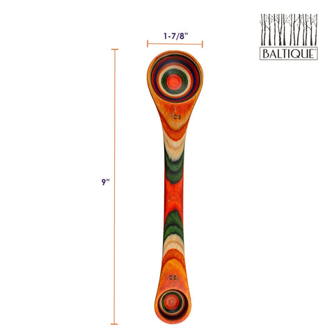 Durable wooden measuring spoon from Totally Bamboo for everyday cooking.