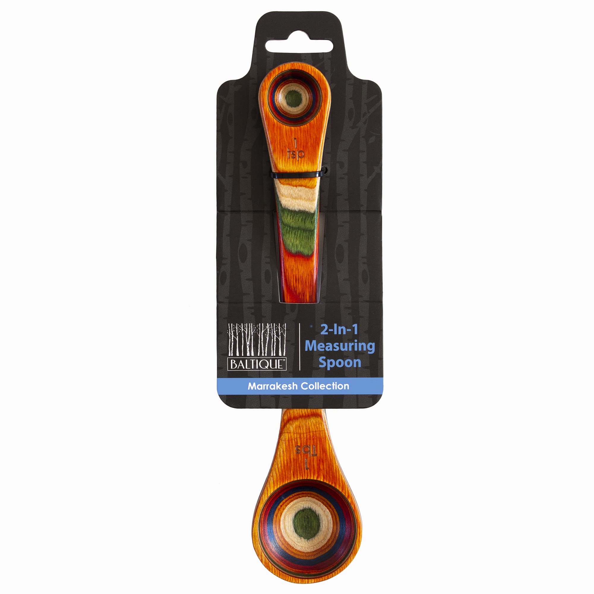 Hand wash recommended to preserve color and finish on the Baltique Marrakesh spoon.